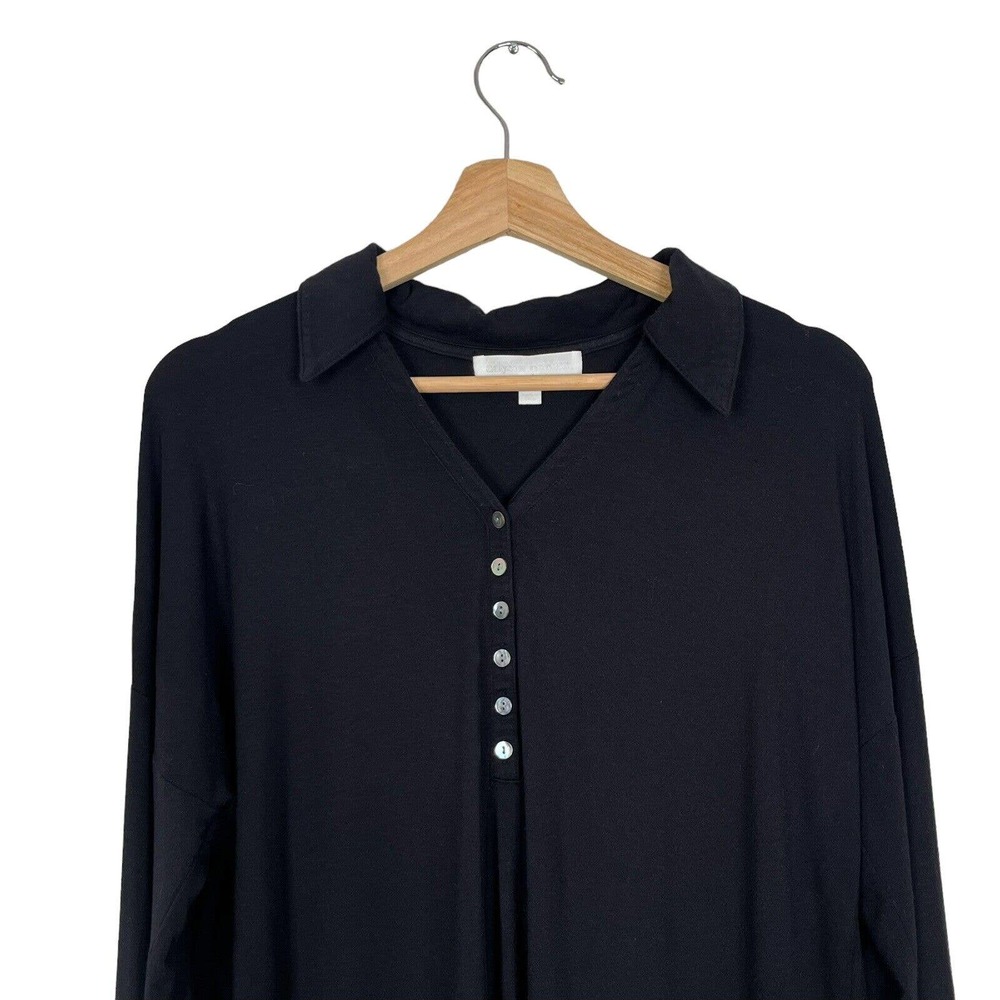Adyson Parker Top Button Placket Collared Long Sl… - image 2